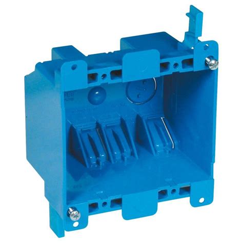 2 gang shallow electrical box